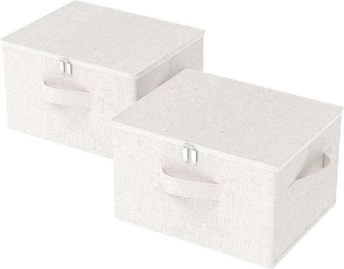 Fabric Underbed Storage Bins by Unknown