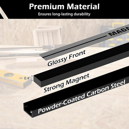 18" Magnetic Tool Holder Strip, 6 Pack Magnet Bar - Image 4