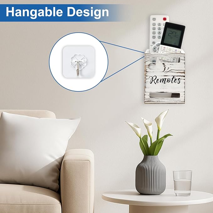 Small Remote Control Holder for Table Bedside Organizer Controller Holder - Image 3