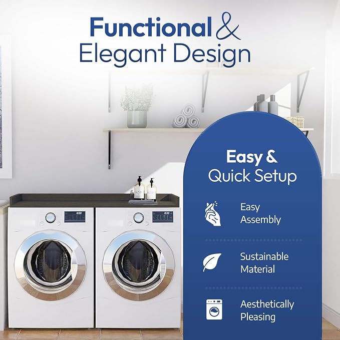 OfficeSimpli Washer Dryer Countertop, Made in USA, Non-Slip Pads, Easy Clean - Image 6