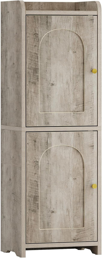Hzuaneri Bathroom Storage Cabinet, Small Corner Floor Cabinet - Image 9