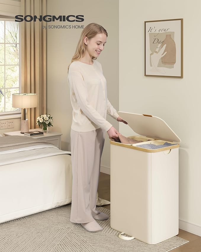 SONGMICS Laundry Hamper, Laundry Sorter - Image 2
