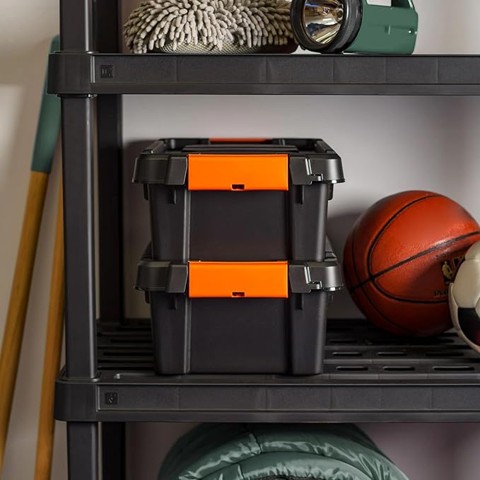 3 Gal. Heavy Duty Plastic Storage Bins - Image 7