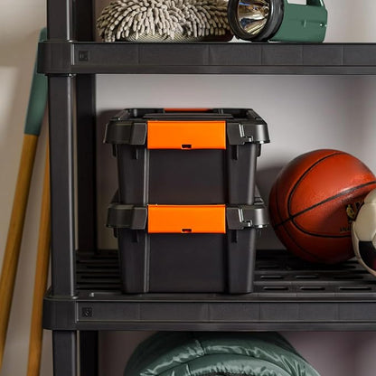 3 Gal. Heavy Duty Plastic Storage Bins - Image 7