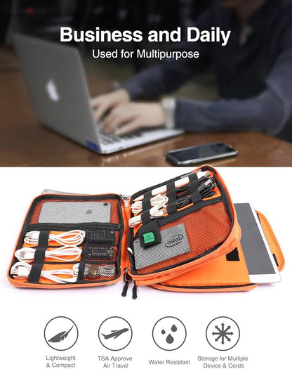 Luxtude Travel Cable Organizer Bag, Electronic Organizer Travel Case Large - Image 2