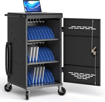 POCHAR Fully Assembled 30 Unit Device Charging Station by POCHAR-FactoryDirectCustomizedProducts