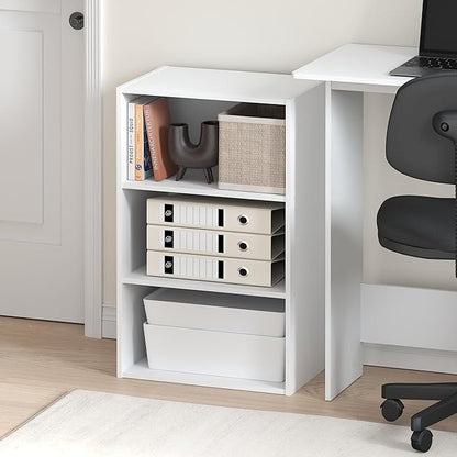 Furinno Basic Book Shelf, 3-Tier Bookshelf, Storage Organizer Bookcase - Image 2