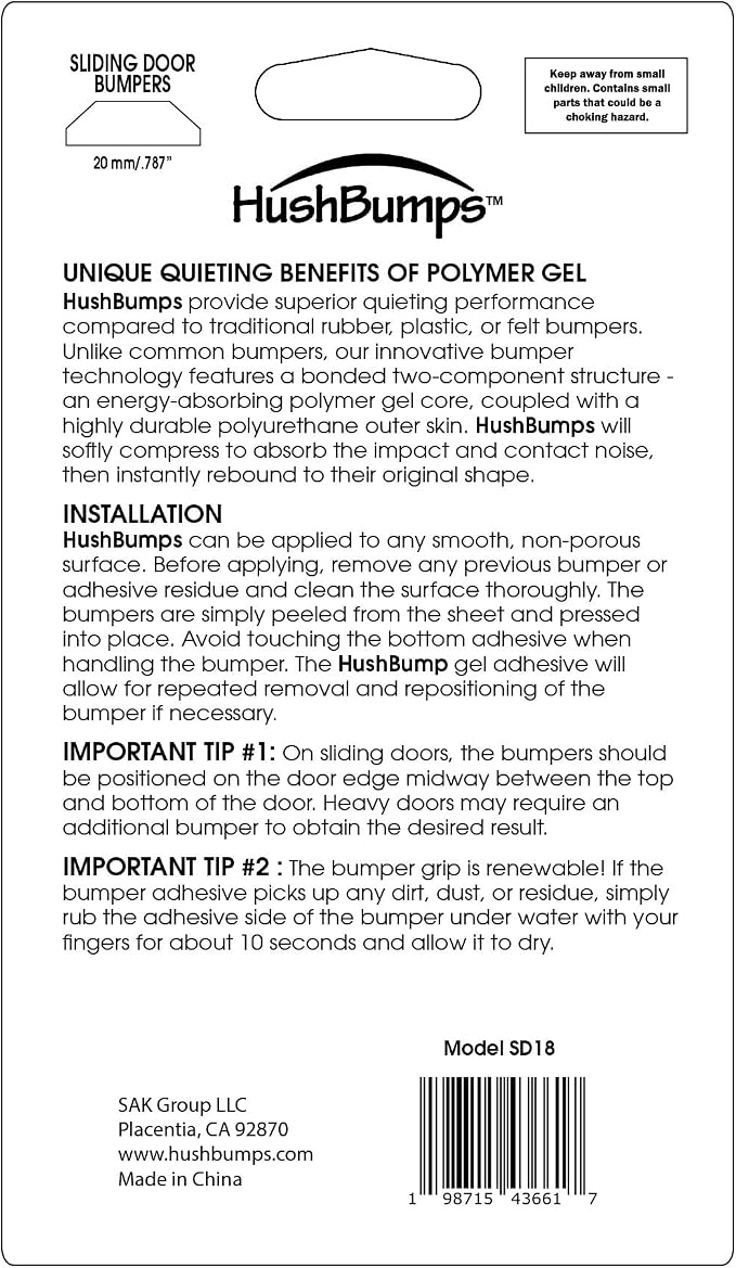 HushBumps Ultra-Quiet, Energy Absorbing Compound Bumpers - Image 8