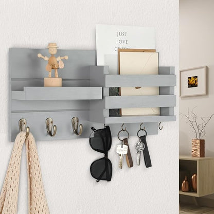 Lwenki Mail Organizer for Wall Mount – Key Holder - Image 8