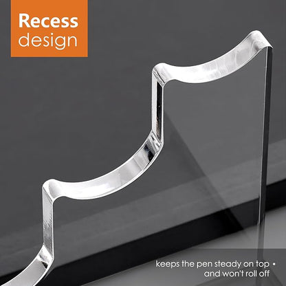 SANRUI 3 Tier Acrylic Pen Holder Display Stand, Fountain Pen Pencil Makeup - Image 4