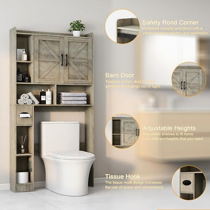 Vabches Over The Toilet Storage Cabinet - Image 3