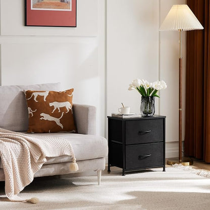 DUMOS Nightstand Set of 2, Small Dresser - Image 2