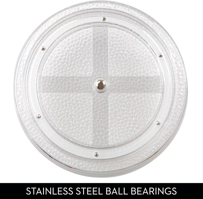 iDesign The Rain Collection Lazy Susan Turntable Organizer, 1.5" Height - Image 4