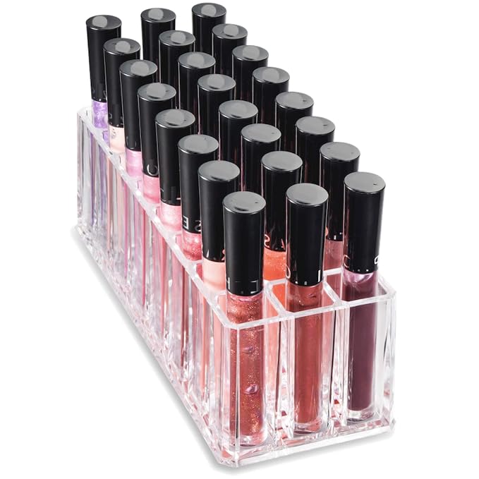 byAlegory Acrylic Lipstick & Acrylic Lip Gloss Organizer 48 Space Beauty - Image 3
