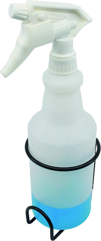 32 oz Spray Bottle Rack – Wall Mount Organizer | Heavy Duty Metal Holder by TCDParts