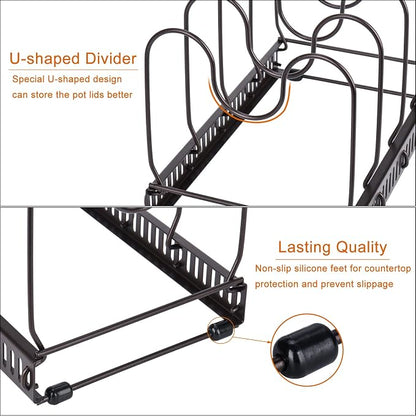 Toplife Pots and Pans Organizer Rack - Image 5