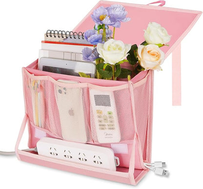 Bedside Caddy Bedside Storage Organizer Bedside Organizer by Retyion