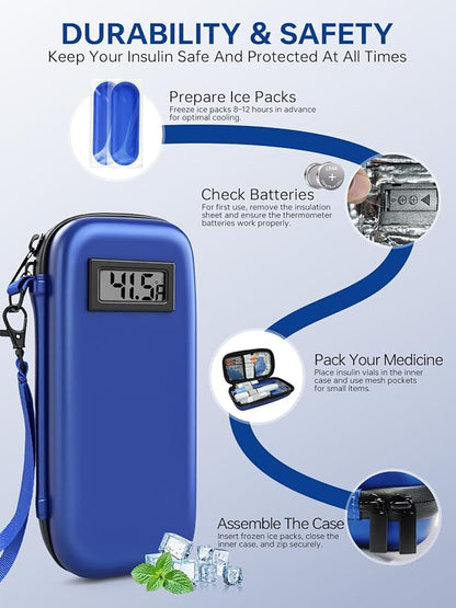 Insulin Cooler Travel Case: TSA Approved Medication Diabetic Cooler - Image 8