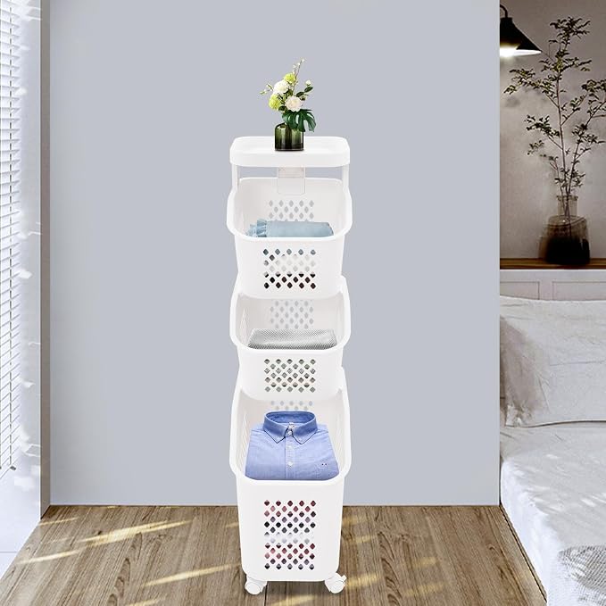 3-Tier Laundry Hamper Sorter - Image 2