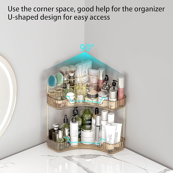 Corner Bathroom Counter Organizer - Image 6