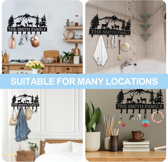 Personalized Key Holder for Wall - Image 4