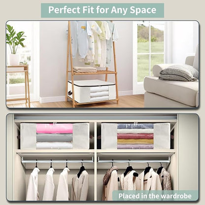 iwill CREATE PRO 2-Pack 65x45x23cm Cotton Canvas Storage Bags - Image 7