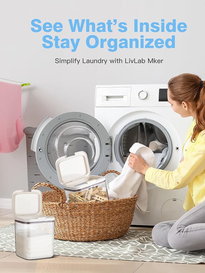 LivLab Mker 4 Pack Laundry Detergent Dispenser - Image 7