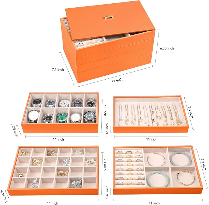 Voova Stackable Jewelry Organizer Tray - Image 5
