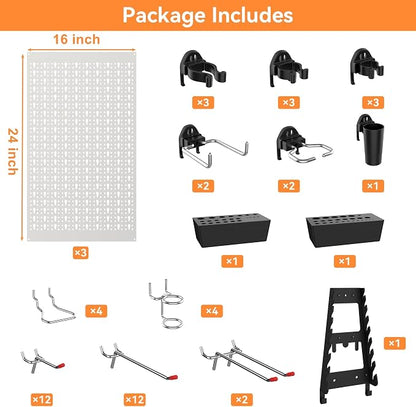 WALMANN Metal Pegboard Tool Organizer Boards - Image 6