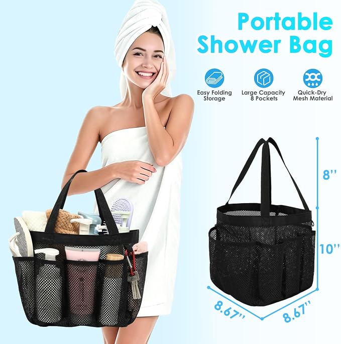 Fammart Mesh Shower Caddy Portable - Image 4