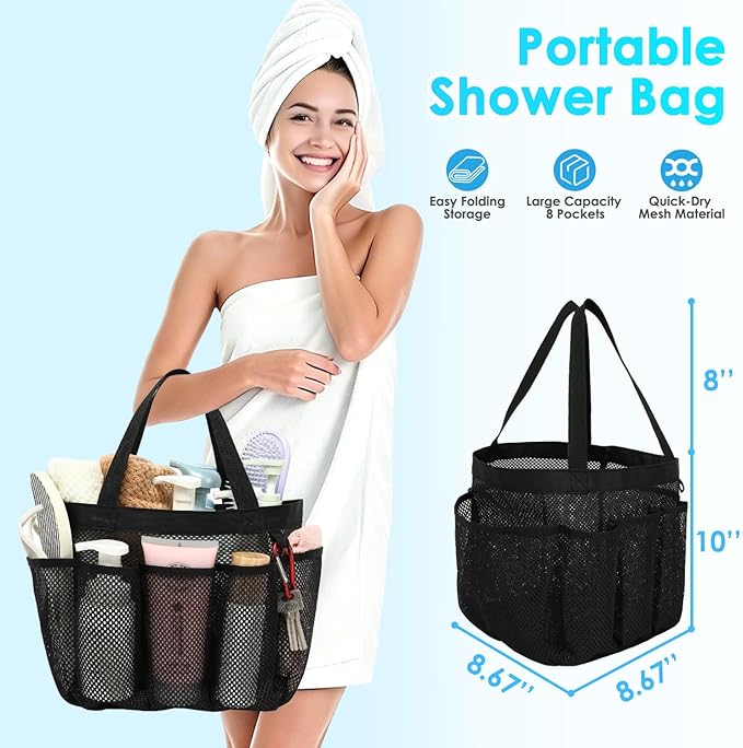 Fammart Mesh Shower Caddy Portable - Image 3
