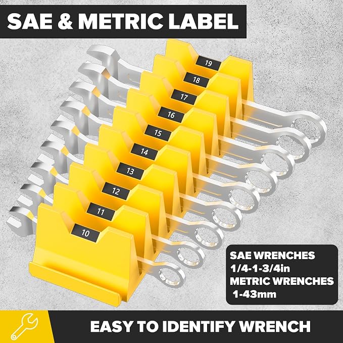 40PCS Modular Wrench Organizer Wrench Holder - Image 2