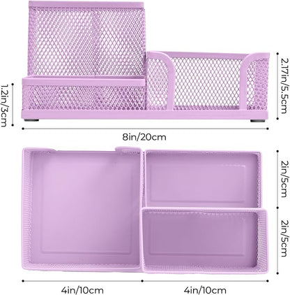 M&G Mesh Pen Holder Desk Organizers Pencil Holder - Image 2