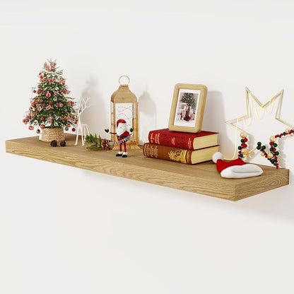 Floating Shelves 48 Inch Long, 12 Inch Deep Floating Shelves by FunMemories