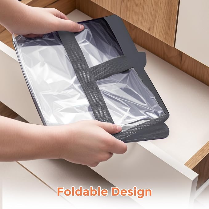Budding Joy 6 Pack Clear Zippered Storage Bags - Image 6