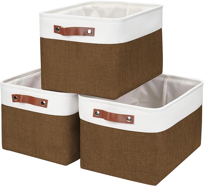 Storage Bins Large Fabric Storage Baskets by Bagnizer