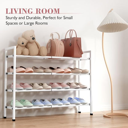 Bumusty 4-Tier Expandable Shoe Rack - Image 6