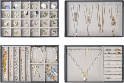 ProCase Stackable Jewelry Organizer Trays by ProCase