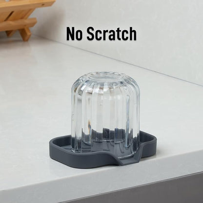 Zulay Kitchen Small Silicone Sponge Holder – Space-Saving Sink Organizer Tray - Image 7