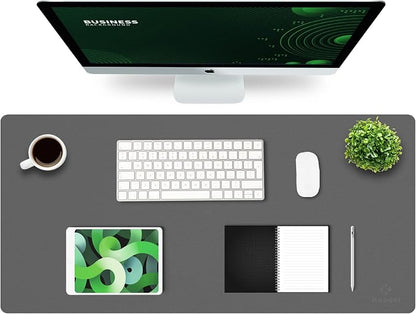 K KNODEL Large Office Leather Desk Mat, Mouse and Keyboard Pad, Computer and by K+KNODEL