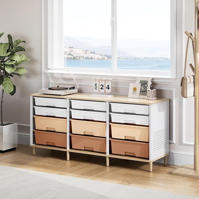 TOOLF 12 Drawers Storage Cabinet - Image 8