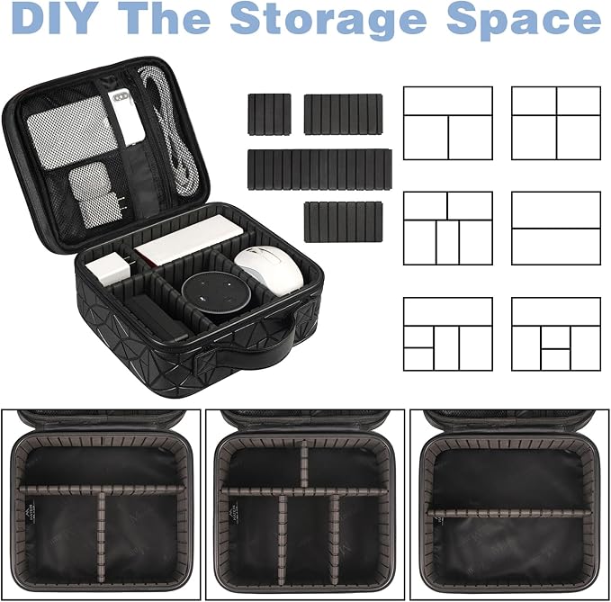 MATEIN Cable Organizer Bag, Travel Electronic Storage Cord Organizer Box | Tech - Image 5