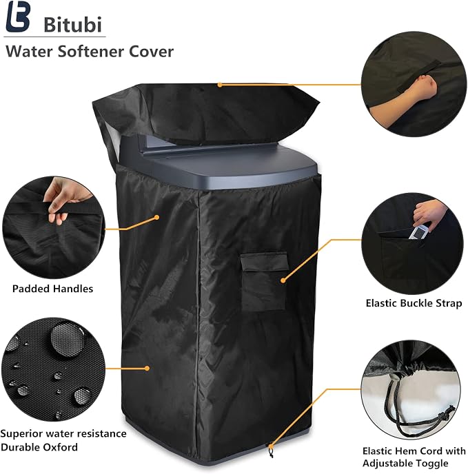 Bitubi Water Softener Cover for WHES30E/WHES40E Grain Water Softener System - Image 3