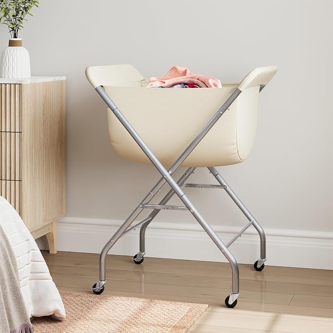 ELYKEN Collapsible Laundry Cart - Image 2