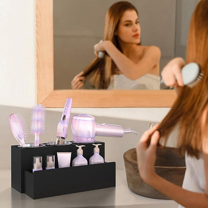 Hair Tool Organizer, Detachable Acrylic Hair Dryer Holder - Image 2