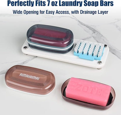 Shampoo Bar Holder Travel Case for Two Bars – Compatible - Image 3
