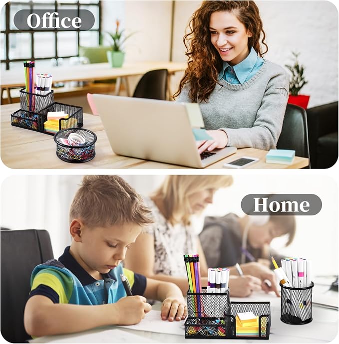 2-Piece Desk Pen & Pencil Organizer - Image 2