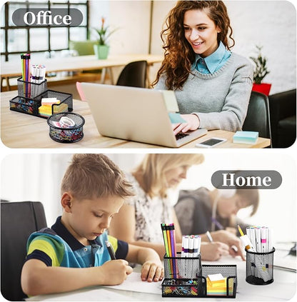 2-Piece Desk Pen & Pencil Organizer - Image 2