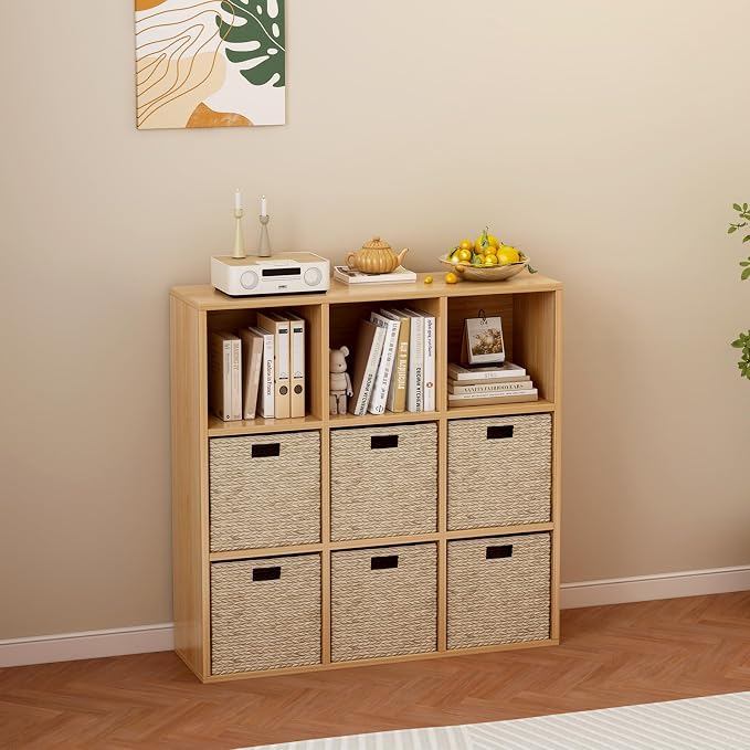 9-Cube Storage Shelf Bookcase - Image 6