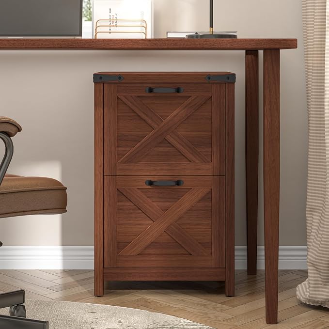 Halitaa Small Farmhouse File Cabinet - Image 2